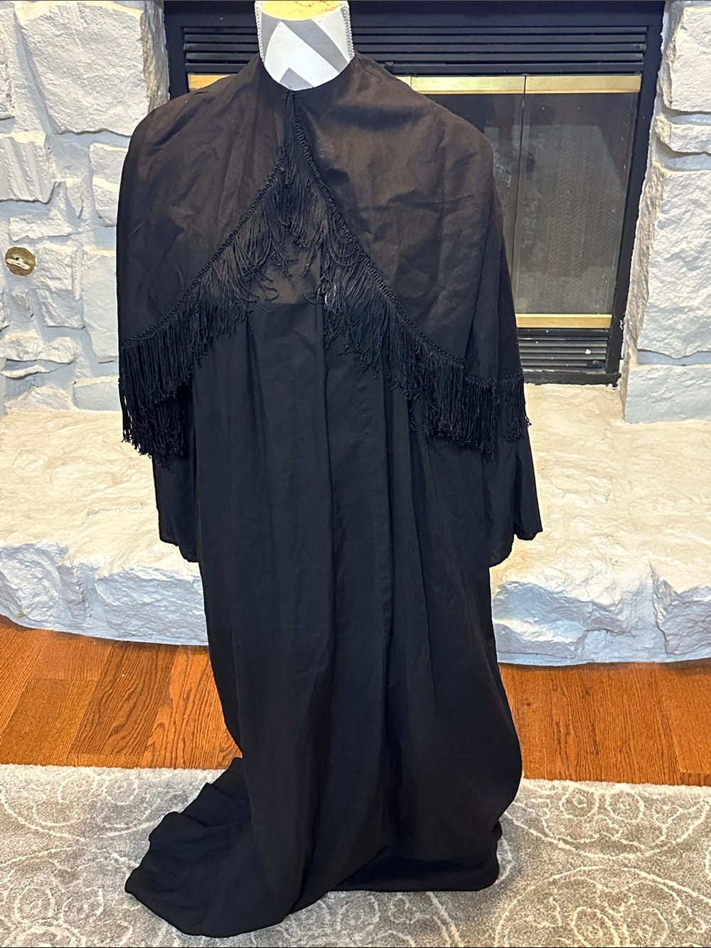 Homemade Costume Witch Dress with Removable Shawl
